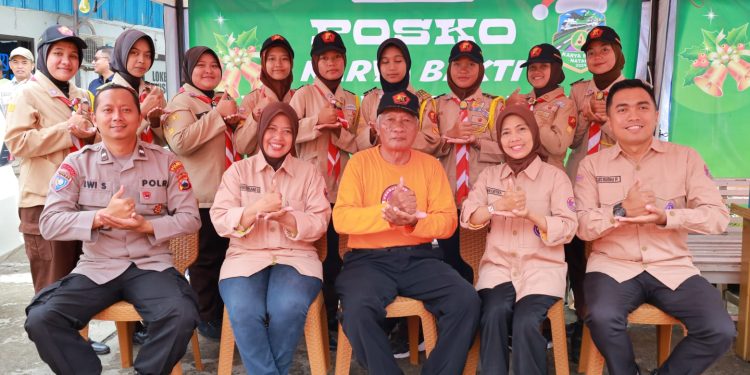 Kwarda Jawa Tengah Monitoring Kesiapsiagaan Posko Karya Bakti Nataru Pramuka Peduli Kwarcab Sukoharjo