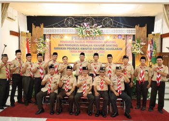 Siap Emban Amanah, Kwarcab Sukoharjo Lantik Mabiran dan Pengurus Kwartir Ranting Mojolaban