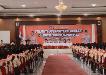 Pelantikan 1077 Pramuka Garuda Sukoharjo: Awal Pengabdian Generasi Muda Berkarakter