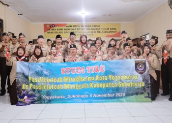 Kwartir Cabang Gerakan Pramuka Sukoharjo Terima Kunjungan Studi Tiru dari Kwartir Cabang Gerakan Pramuka Kota Yogyakarta