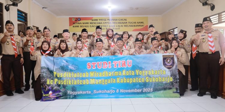 Kwartir Cabang Gerakan Pramuka Sukoharjo Terima Kunjungan Studi Tiru dari Kwartir Cabang Gerakan Pramuka Kota Yogyakarta
