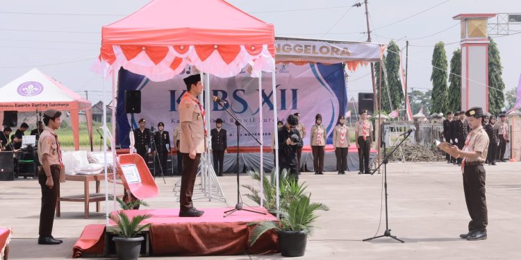 Ketua Kwarcab Sukoharjo Pimpin Pembukaan Resmi Karya Bhuana Binwil (KBBS) Surakarta XII