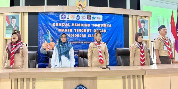 Kursus Pembina Pramuka Mahir Tingkat Dasar (KMD) Kwarcab Sukoharjo Digelar secara Blended Learning, Diikuti 310 Peserta