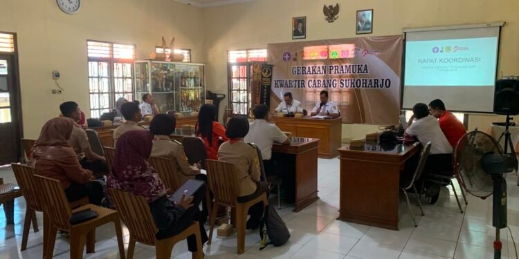 Gelar Rapat Koordinasi Panitia, Kwarcab Sukoharjo Pemantapan Teknis Lapangan ETK 2026