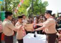 Kwarcab Sukoharjo Tuntaskan ETK 2026, Serahkan Pataka Kwarda Jateng ke Kwarcab Klaten